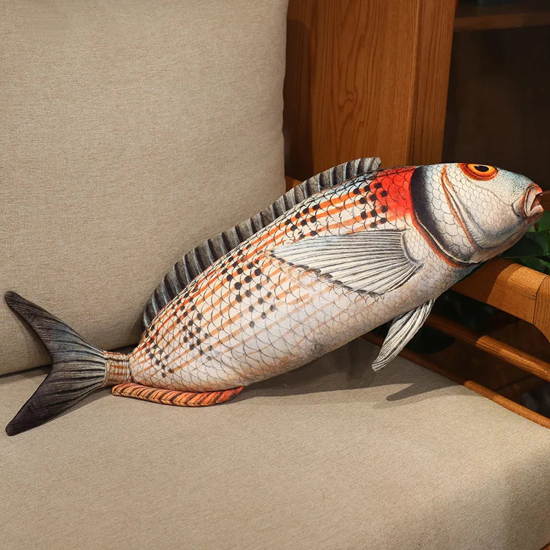 Fish Lifelike/3D Simulation Plush Toys 50/70/90/110cm - 6 Styles