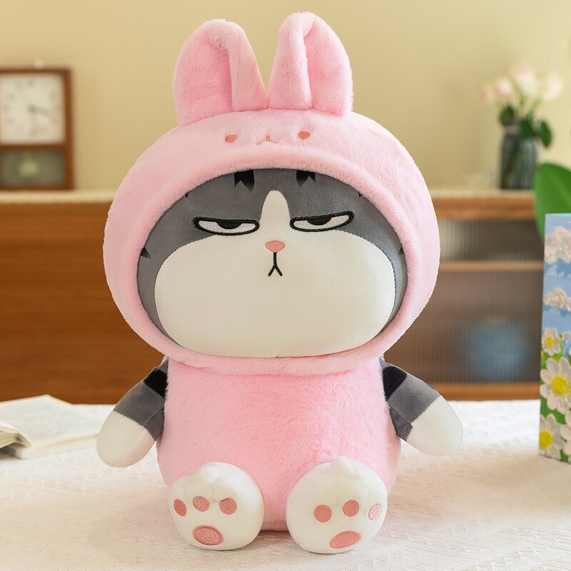 Long Live My Emperor Cat With Animal (Rabbit/Frog/Panda) Dress Up Plush Toys 20/37cm