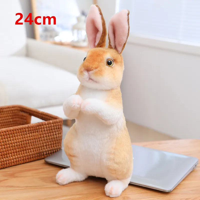 Long Ears Rabbit Lifelike Plush Toys 13/16/18/24cm - 17 Styles