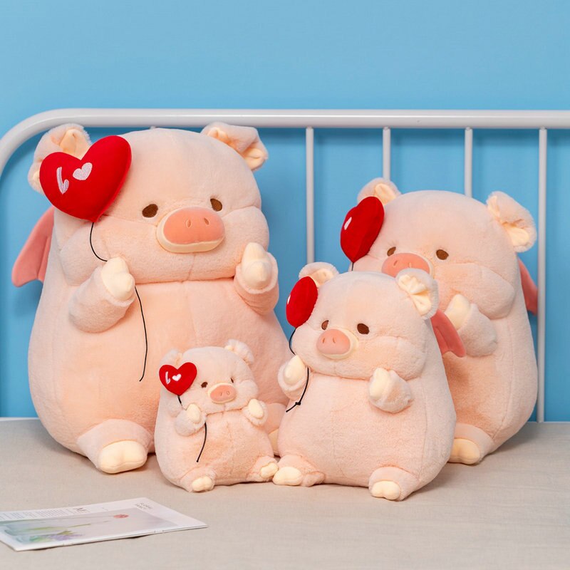 Cute Pig with Heart Plush Toys 20/30/40/50cm