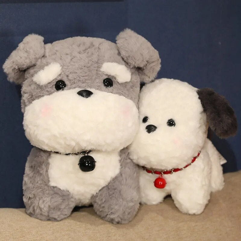 Cute Dog (Corgi/Schnauzer ) Big Head Plush Toys 22/28cm - 3 Styles