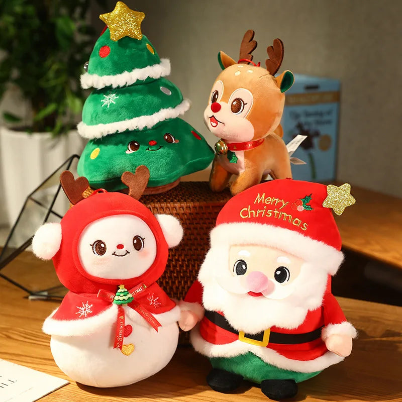 Christmas (Santa Claus/Reindeer/Snowman/Tree/Apple) Plush Toys 16-40cm 15 Styles