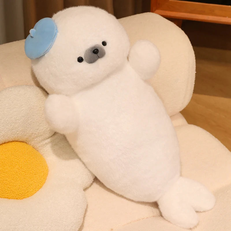 Cute White Seal Plush Toys 70cm - 6 Styles