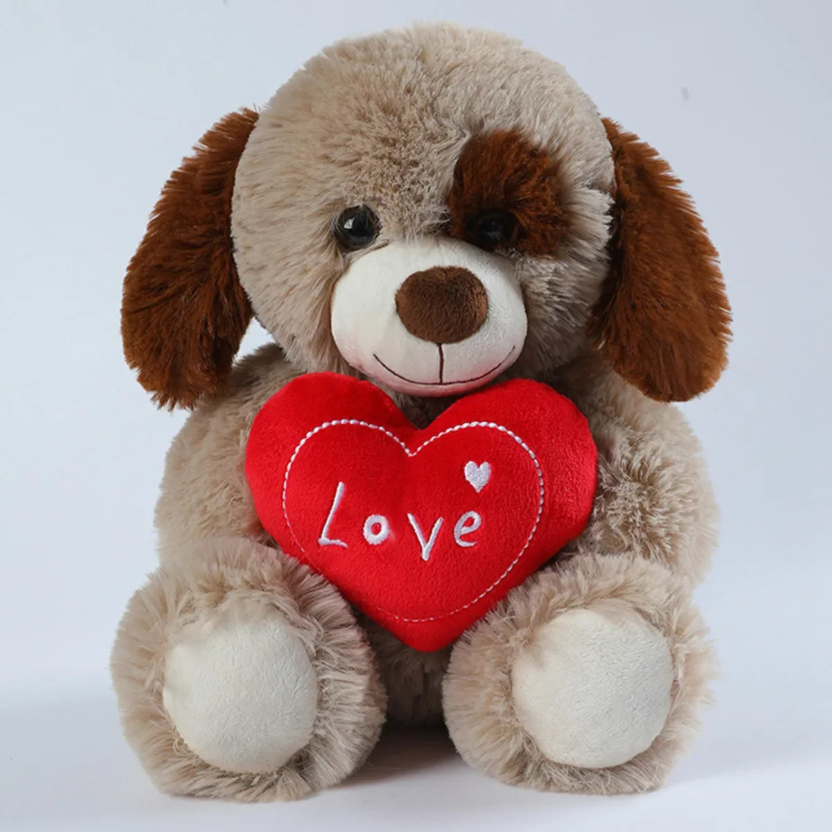 Cute Teddy Bear/Dog With Love Heart Plush Toys 25cm - 3 Styles