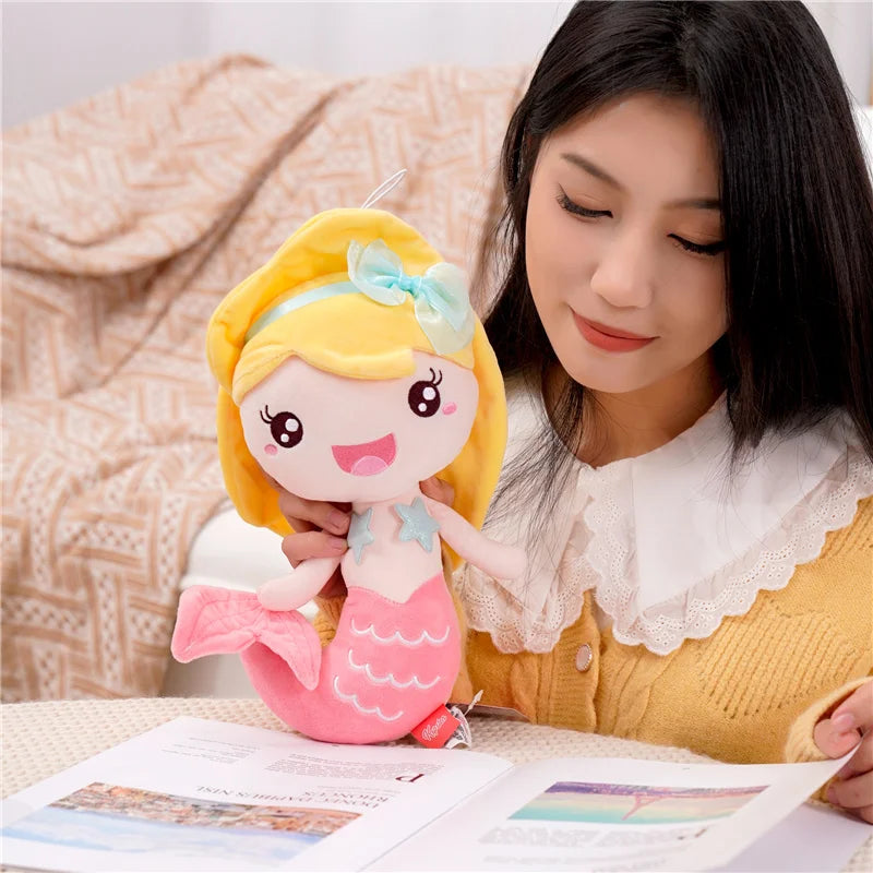 Cute Mermaid Plush Toys 20/28cm - Yellow/Pink/Purple/Orange