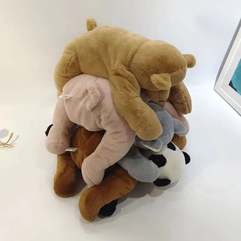 Sitting Animal (Panda/Pig/Lion/Dog/Bear) Plush Toys 40cm - 5 Styles