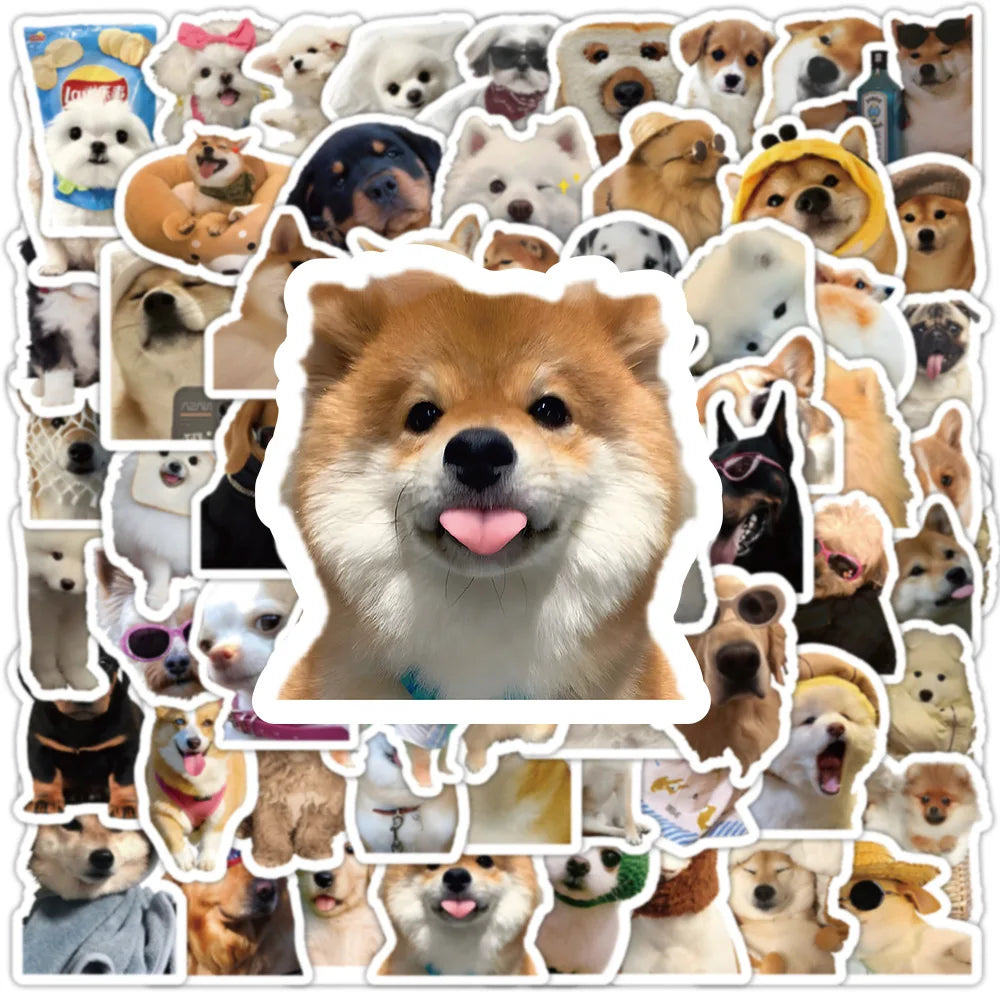 50/100 pcs Cute/Kawaii Dog Stickers