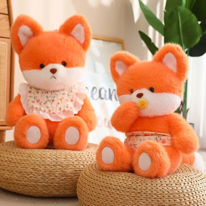 Cute Baby Animal (Rabbit/Cat/Bear/Fox) Plush Toys 45/60cm - 5 Styles