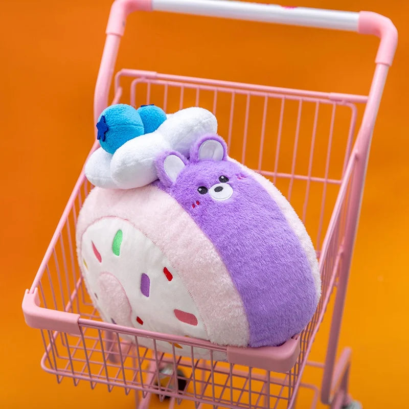 Funny Animal and Swiss Roll Cake Hybrid Plush Toys 40cm - 5 Styles