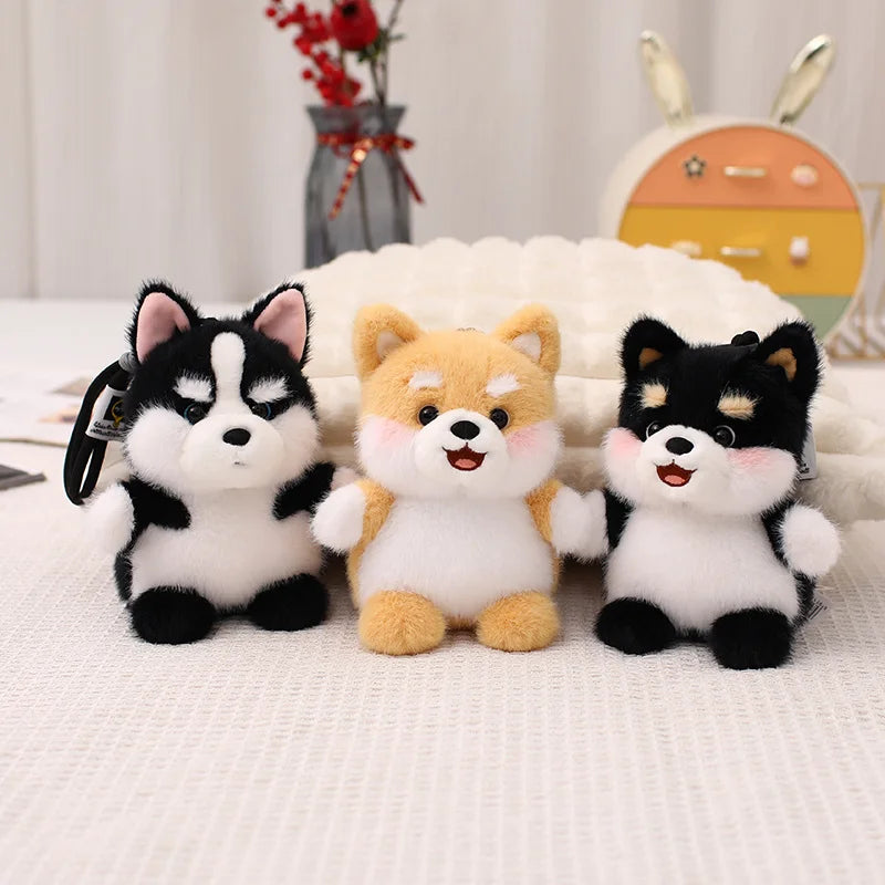 Cute Dog Plush Keychains 15cm - 10 Styles