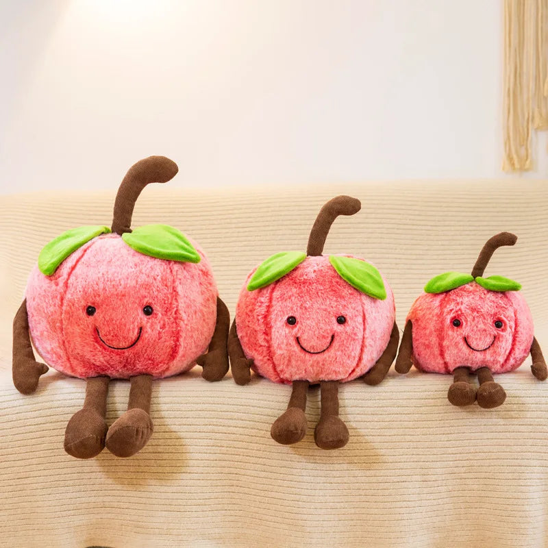 Cute Apple/Watermelon Plush Toys 30/45/55cm