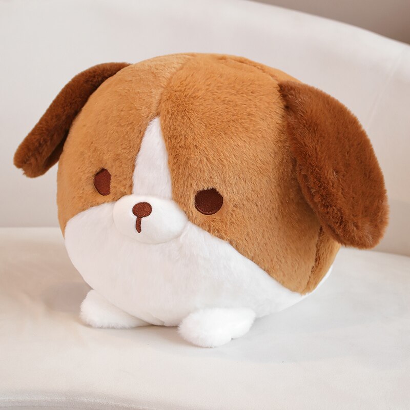 Cute Dog Round Shaped Plush Toys 30/40cm - 4 Styles