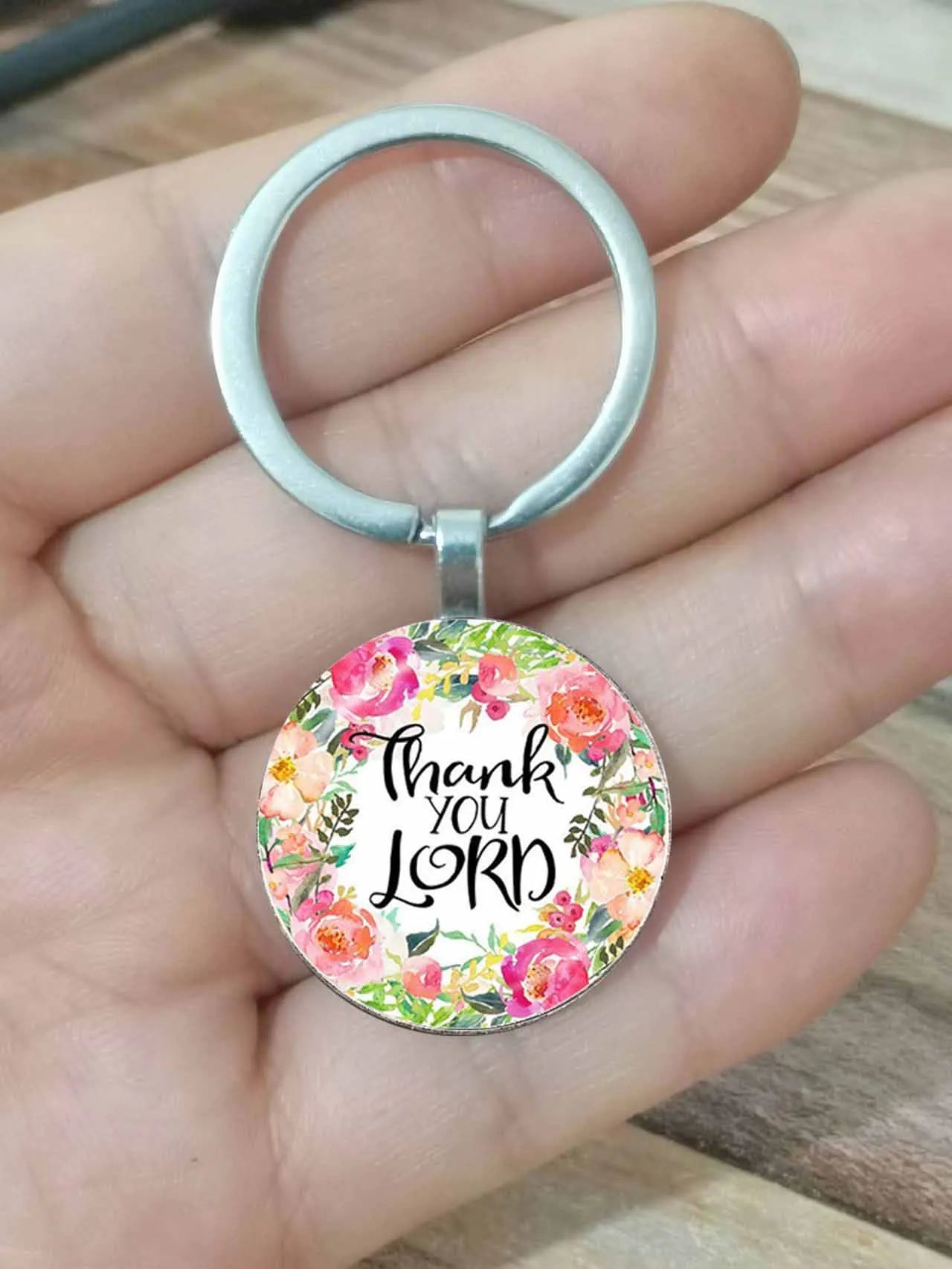 Keychain With The Bible Verse/Positive Message - 13 Styles