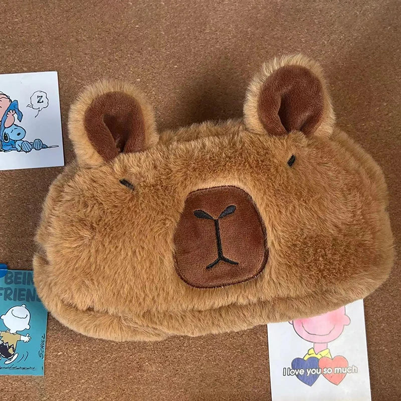 Cute/Kawaii Capybara Pencil Plush Bag