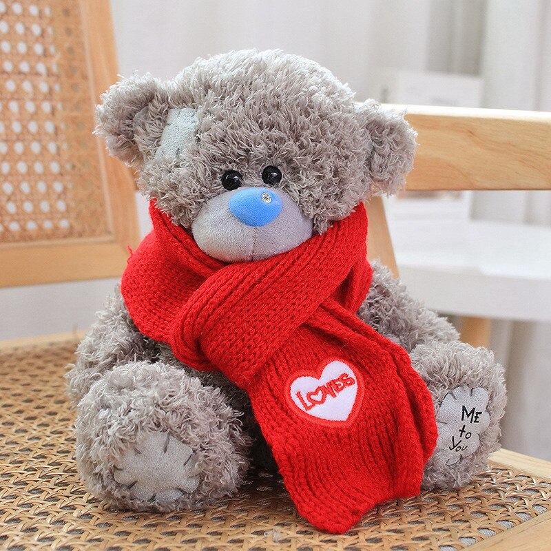 Teddy Bear (With Flower/Cloth) Plush Toy 20cm