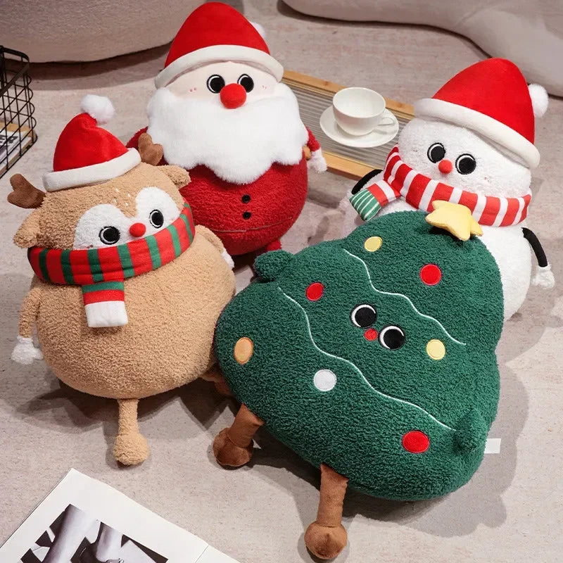 Christmas Chubby (Tree/Snowman/Santa Claus/Reindeer) Plush Toys 40cm - 4 Styles