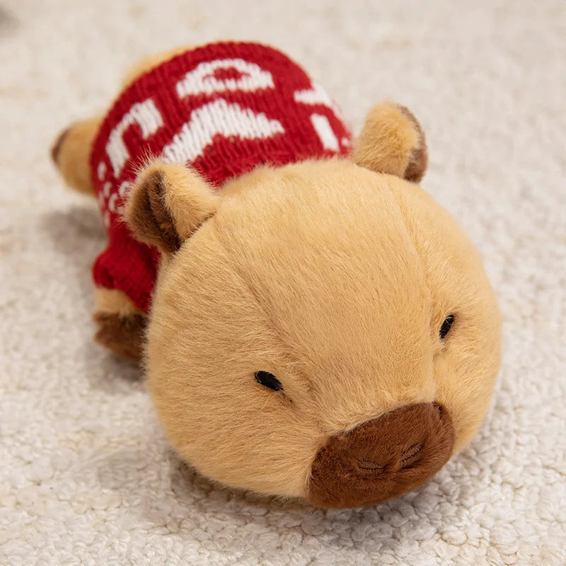 Cute Capybara With Sweater Plush Toys 36cm Or Wrist Rest Plush 20cm