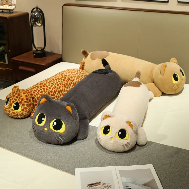 Cute Cat Long Pillow Plush Toys 90/110cm - 5 Styles