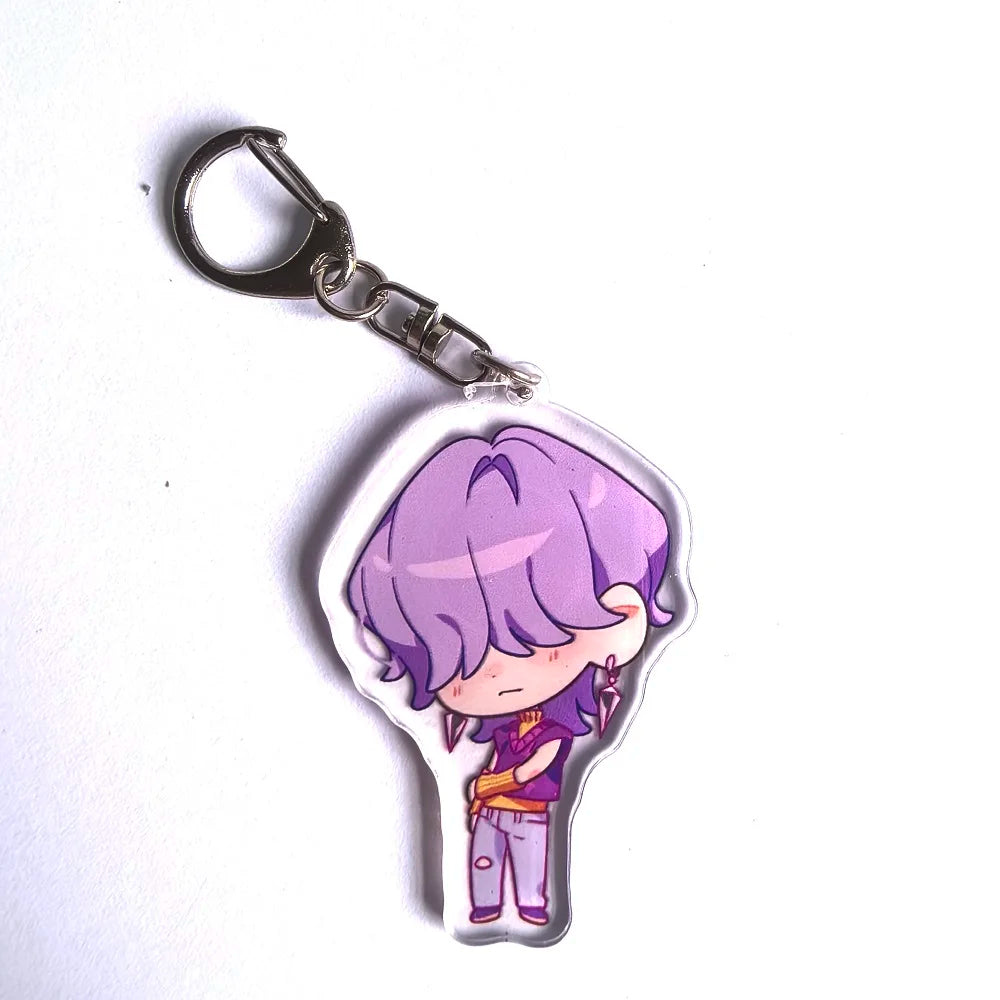 Cute/Kawaii K-Pop Demon Hunters/Saja Boys Keychain - Jinu/Mystery/Baby/Abby/Romance
