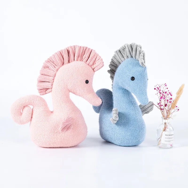 Cute Sea Horse Plush Toys 20/30/40cm - Blue/Pink