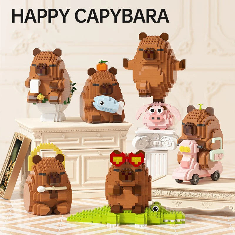 Capybara Mini Building Blocks - 6 Styles