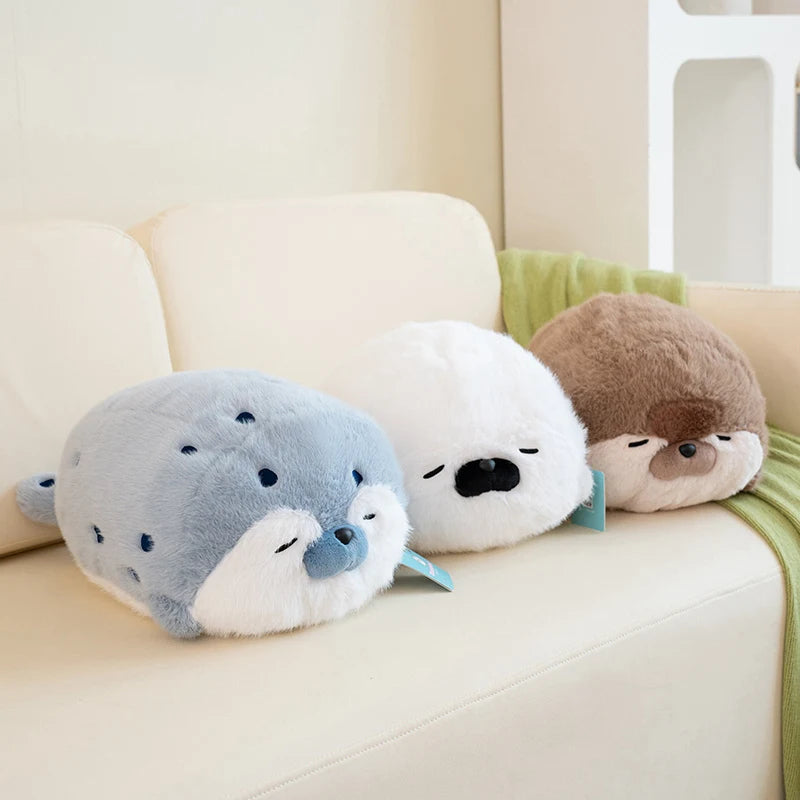 Cute Brown/Blue/White Seal Plush Toys 40/70cm