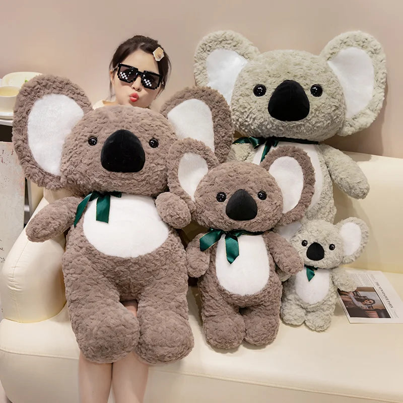 Cute Koala Plush Toys 35/60/90cm - Light Grey/Dark Grey