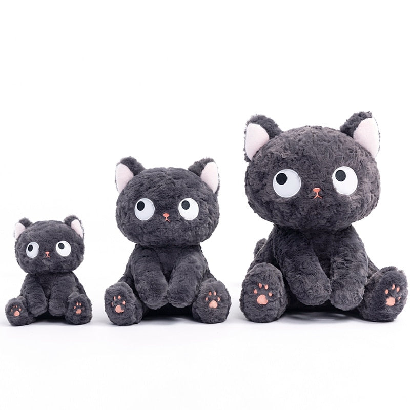 Black Cat (With Big Eyes) Plush Toy 23-43cm