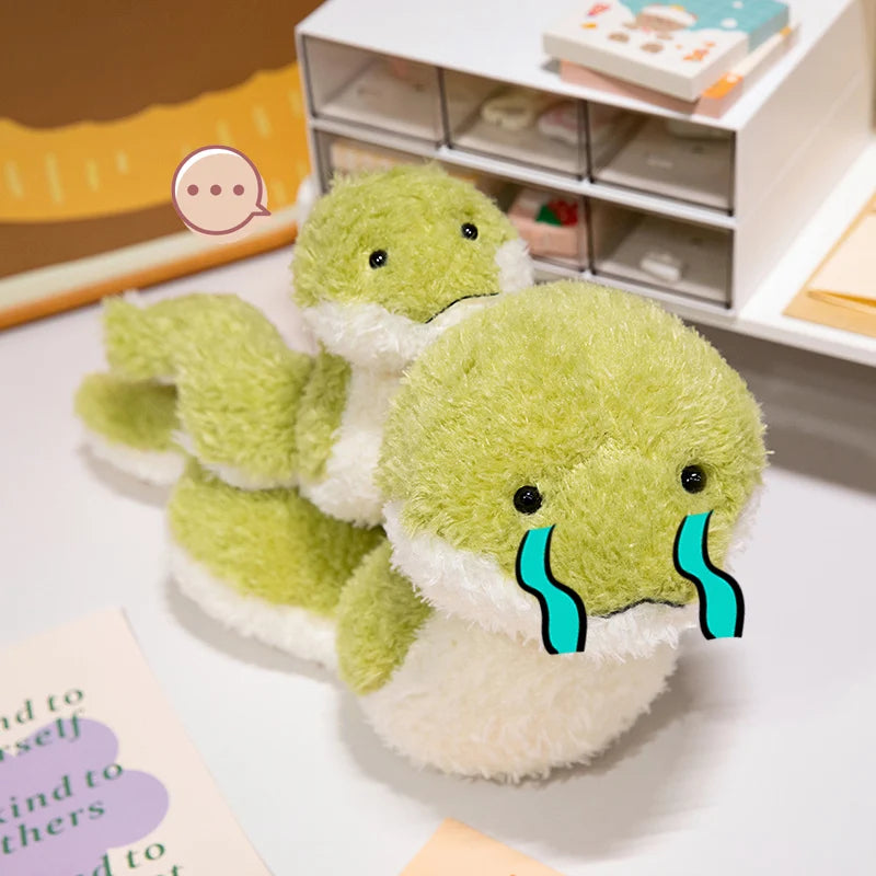 Cute Green Snake Plush Toys 25/42cm