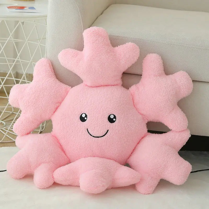 Cute Snowflake Pillow Plush Toys 60cm - Pink/Grey/White