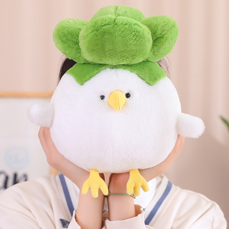 Funny Cabbage Chicken Plush Toys 25cm/40cm/75cm