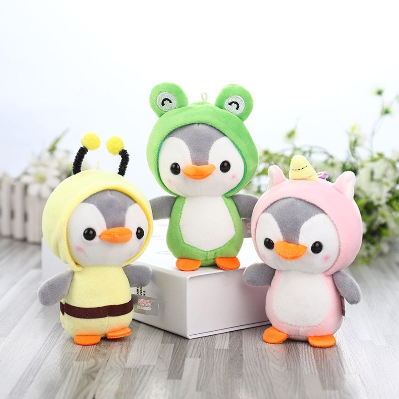 Penguin (Animal Dress Up) Plush Keychains 13cm 4 styles