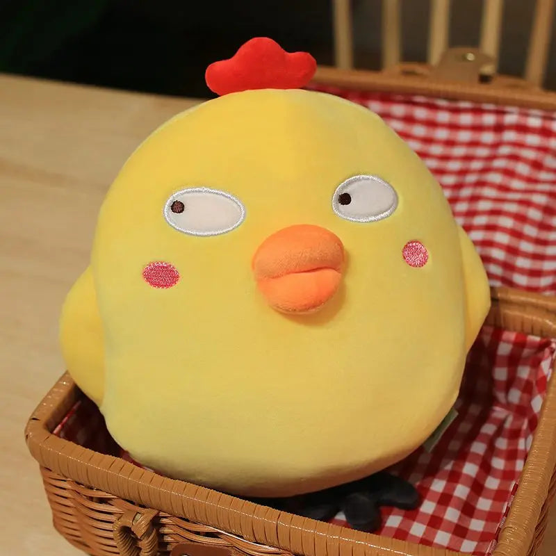 Cute Yellow Chick Plush Toys 25/35/65cm - 2 Styles