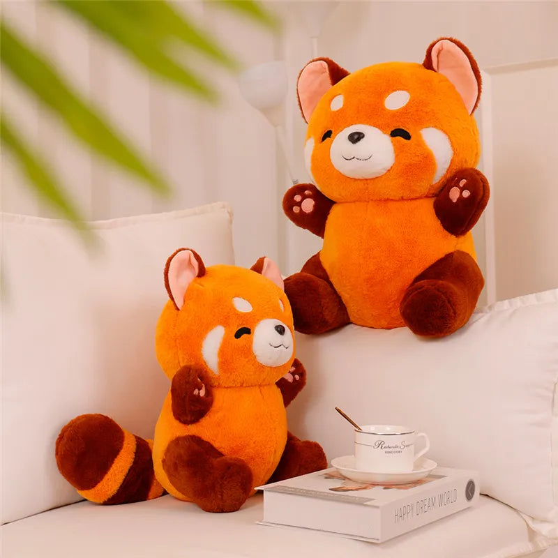 Cute Sitting Red Panda Plush Toys 23/35/45/60cm