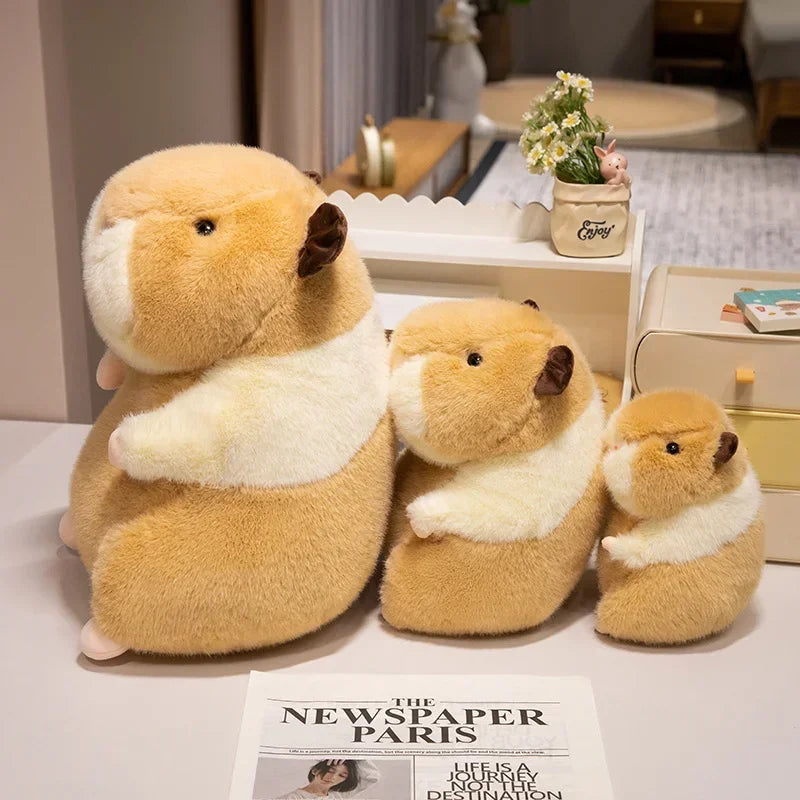 Cute/Kawaii Brown Guinea Pig Plush Toys 25/30/40cm - 2 Styles