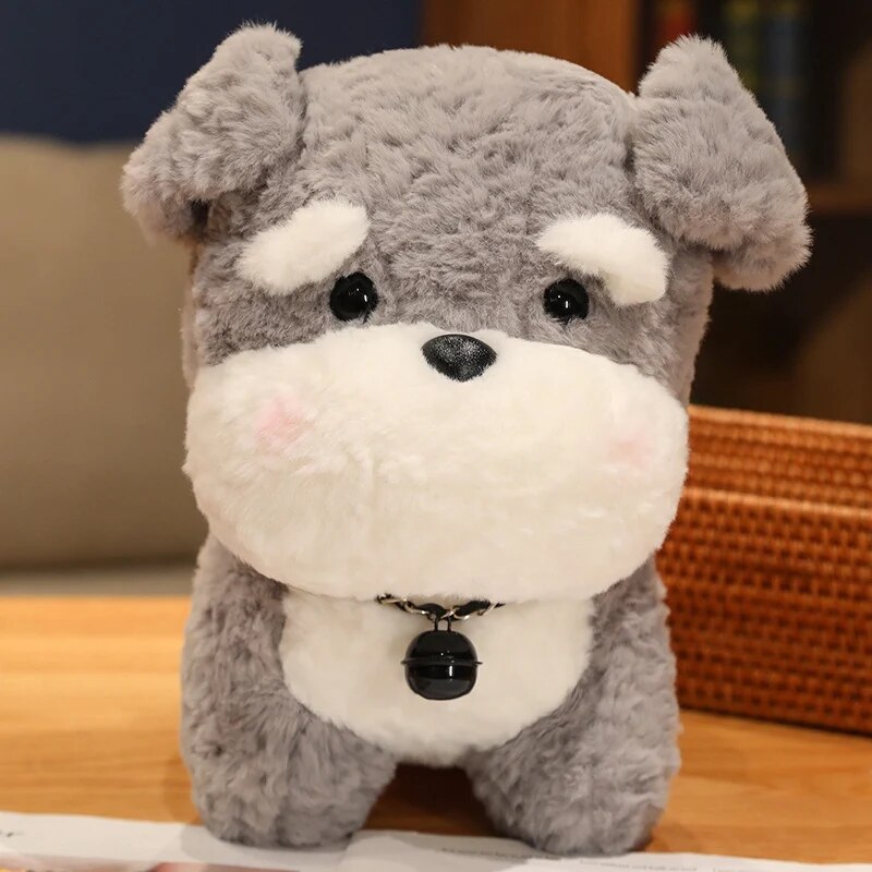 Cute Dog (Corgi/Schnauzer ) Big Head Plush Toys 22/28cm - 3 Styles