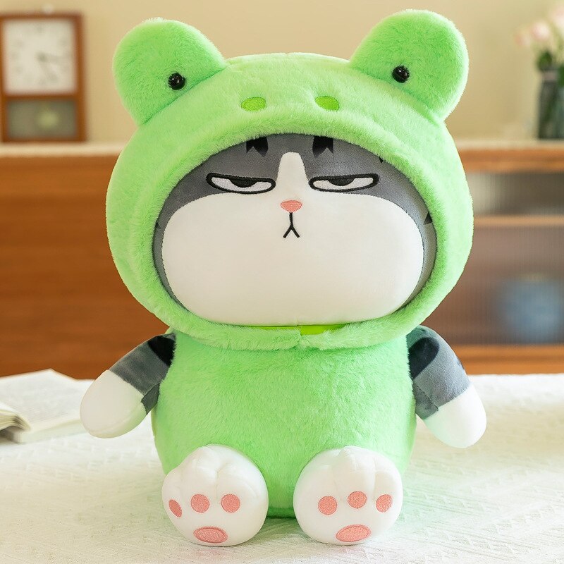 Long Live My Emperor Cat With Animal (Rabbit/Frog/Panda) Dress Up Plush Toys 20/37cm