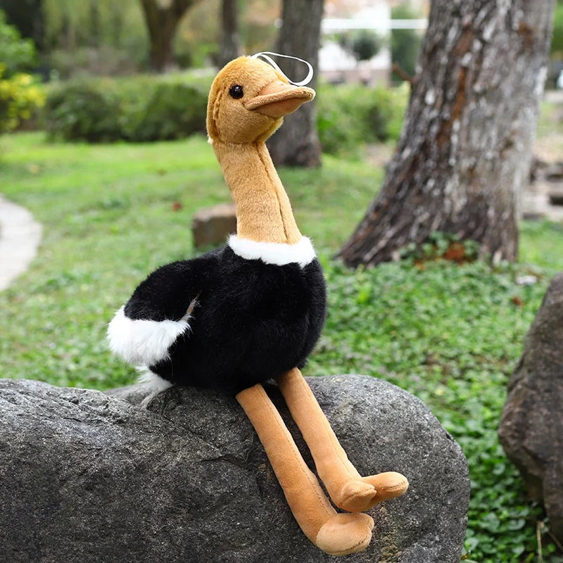 Bird Ostrich Lifelike Plush Toys 40cm