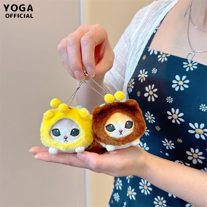 Mofusand Cat With Honeybee Dress Up Plush Toys/Keychains - 8 styles