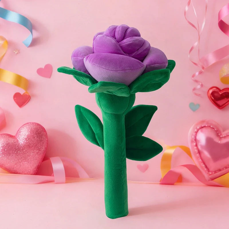 Cute Flower(Rose) Plush Toys 38cm - Yellow/Red/Pink/Blue/Orange/Purple