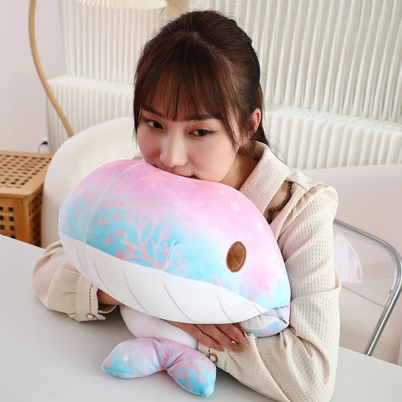 Cute Colourful Whale Plush Toys 40/50cm - Pink/Blue