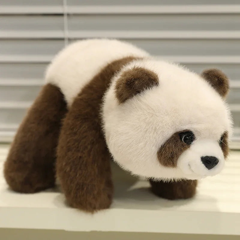 Cute Lying Red Panda/Panda Plush Toys 25-60cm - Black/Brown