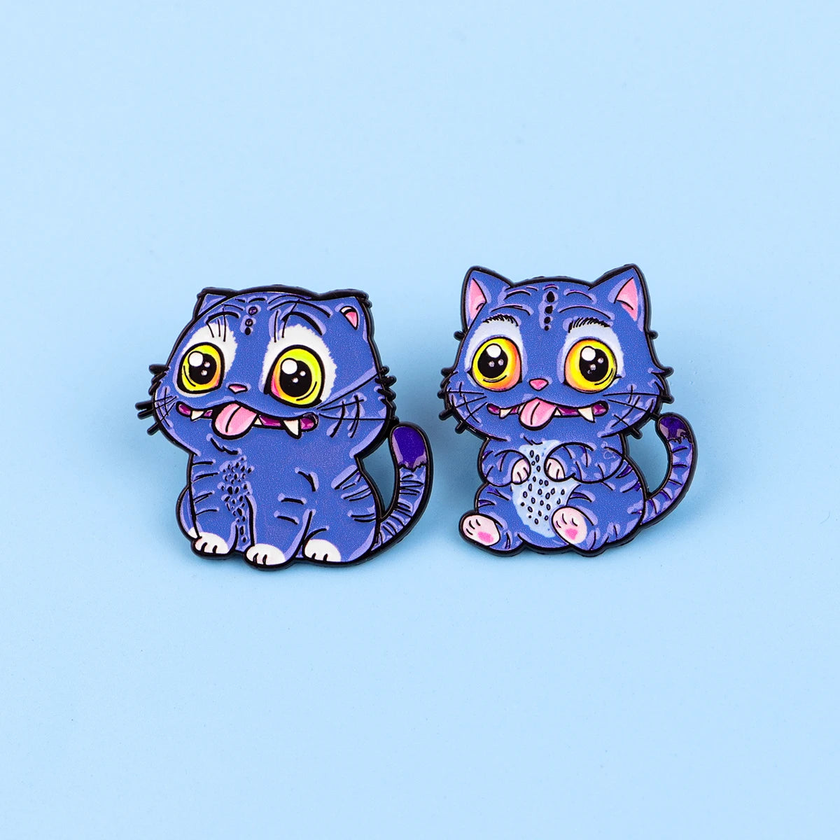Cute/Kawaii K-Pop Demon Hunters Pins - Derpy(Tiger)/Sussie(Magpie)/Huntrix