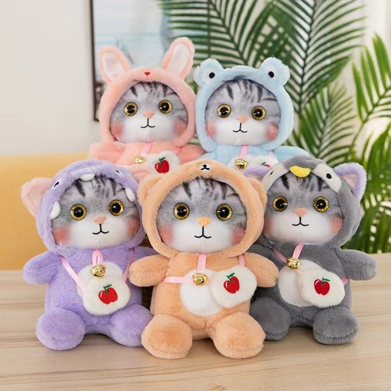 Cute Cat (Animal Dress Up) Plush Toys 25cm - 6 Styles