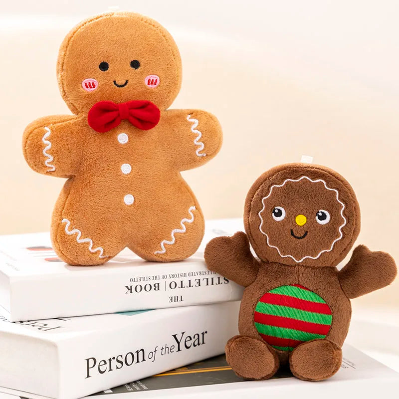 Christmas (Tree/Gingerbread Man) Plush Toys 17/40cm - 4 Styles