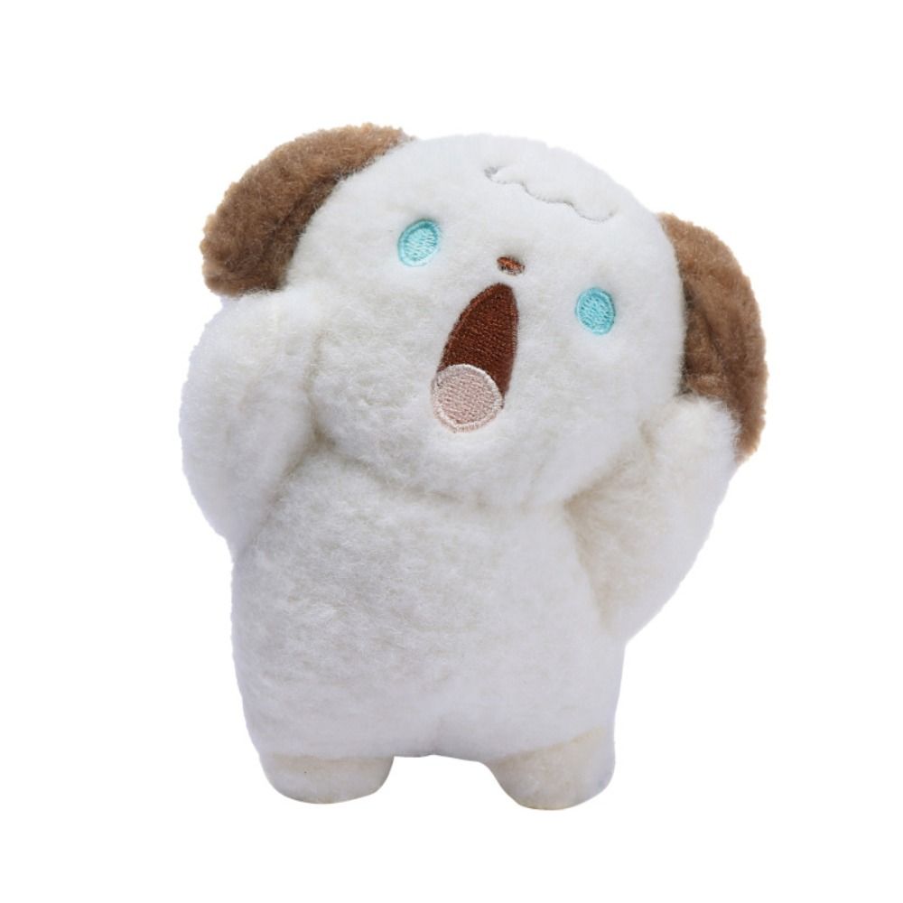 Animal (Rabbit/Bear/Cat/Dog) With Surprised Face Plush Keychains