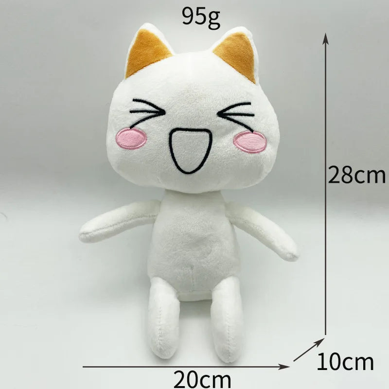 Cute Black/White Cat Plush Toys 27-30cm (4 Styles)