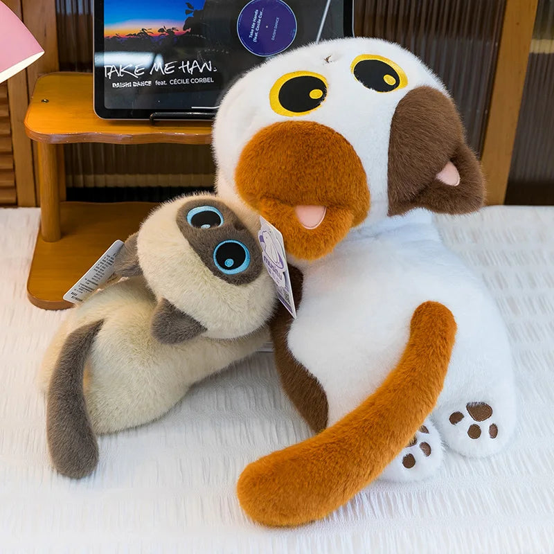 Lying Cats(Siamese/Calico/Black/Cow) Plush Toy 25/45cm