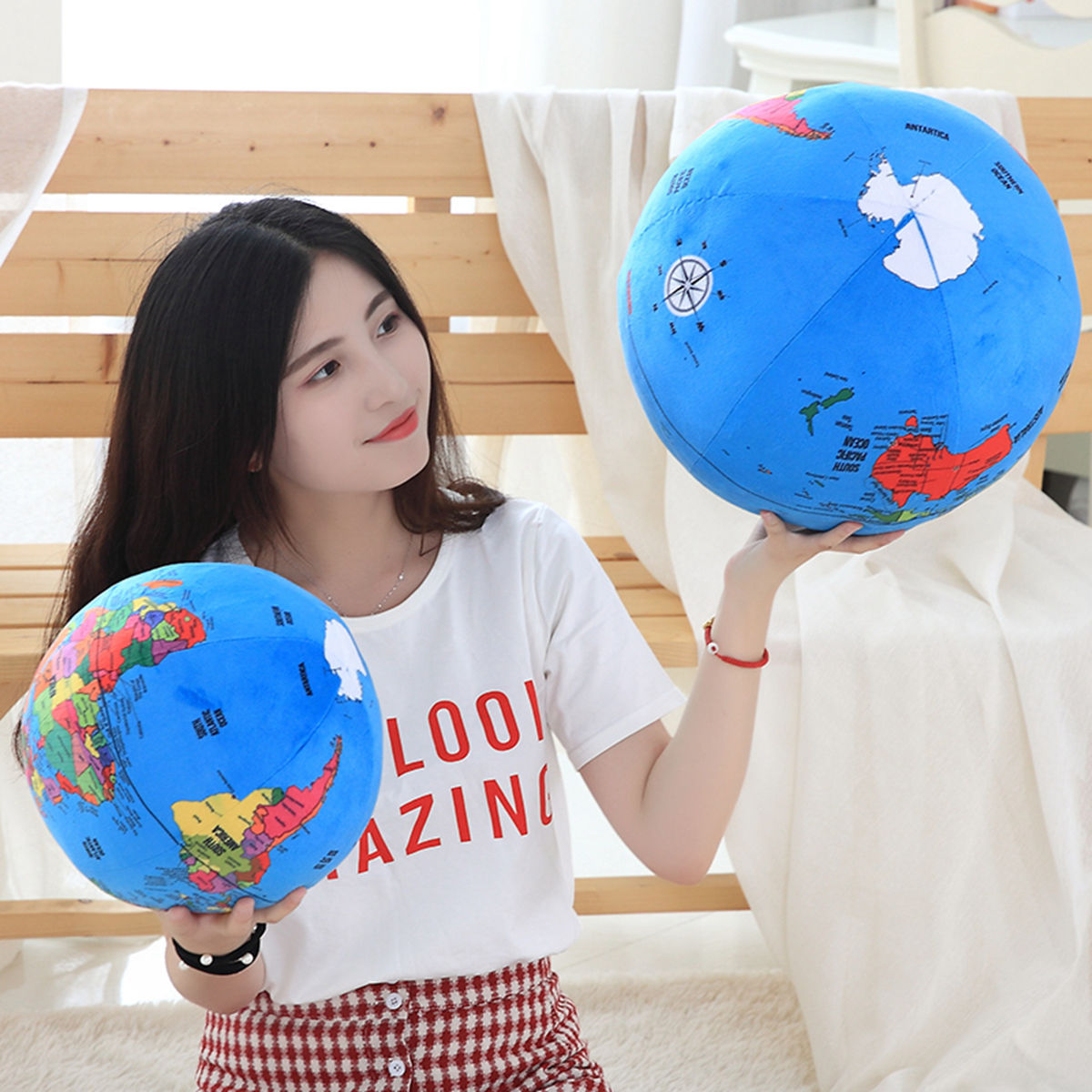 Terrestrial Globe Plush Toys 24cm/31cm