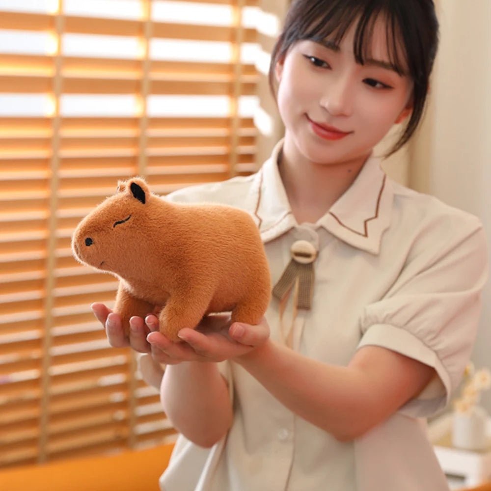 Cute Capybara Plush Toys 20/26/36cm -Dark Brown/Light Brown